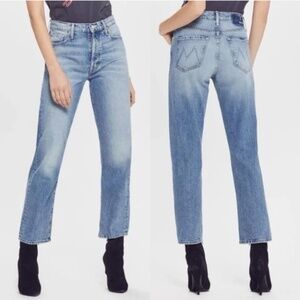 MOTHER Superior The Huffy Flood Straight Leg High Rise Jeans 23